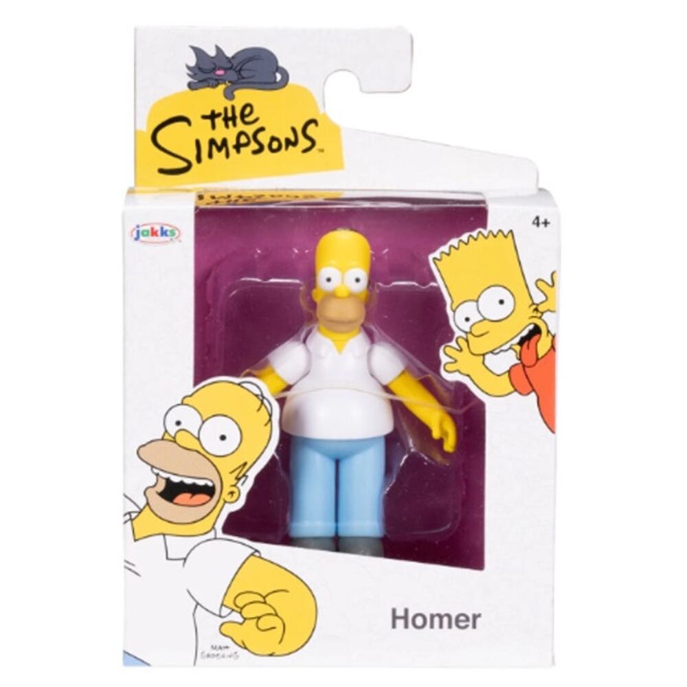 The Simpsons Homer Simpson 2.5" Tall Scaled Collectible Action Figure Toy NEW